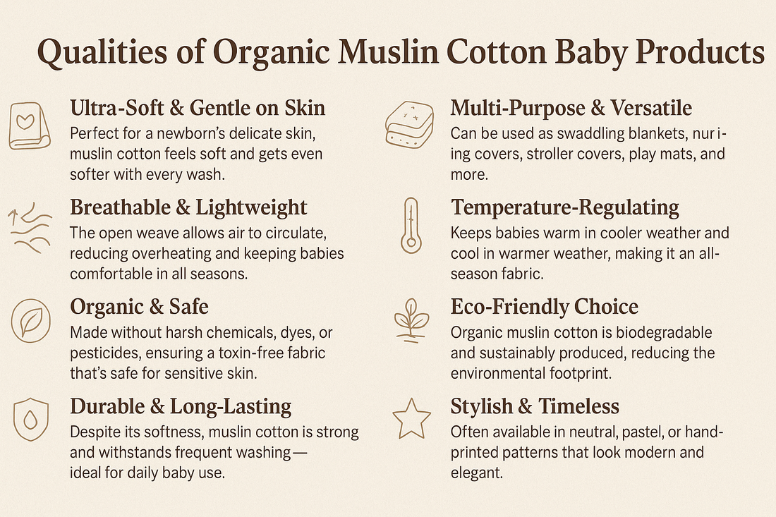 Bearbaby muslin cotton fabric products