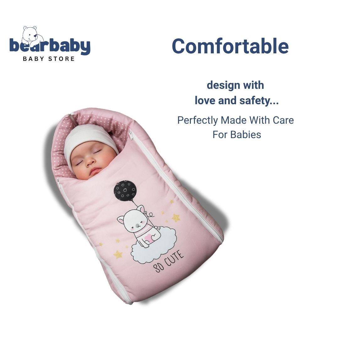 3 in 1 Baby Bed Sleeping Bag & Carry Nest Infant Portable Bassinet for Baby Carrying-So cute