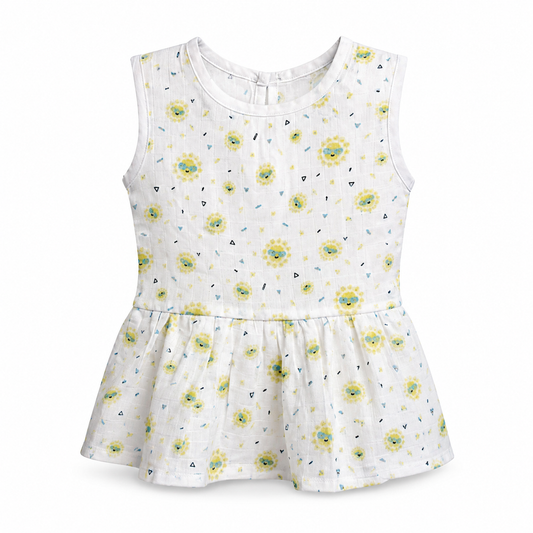 Soft Muslin Baby Dress 6M-12M Pack 2 | Assorted Prints