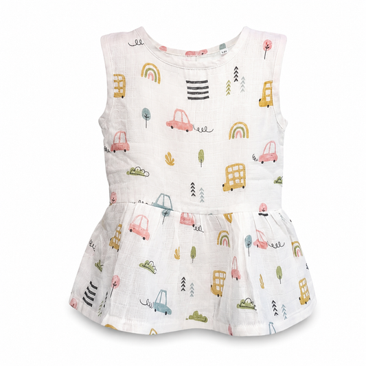 Baby Summer Frock Pack 3 6M-12M | Pastel Prints