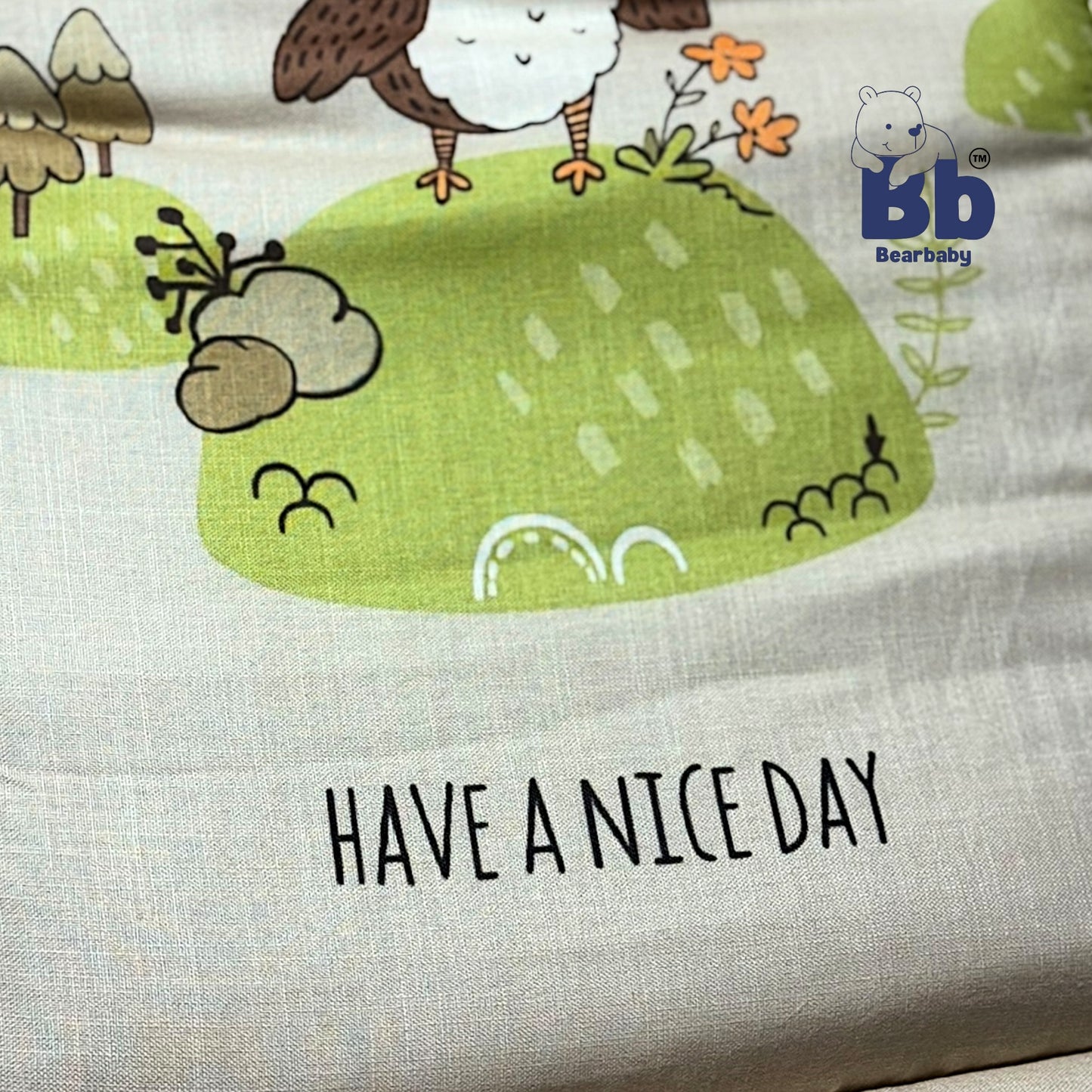 3 in 1 Baby Bed Sleeping Bag & Carry Nest Infant Portable Bassinet for Baby Carrying-owl Print
