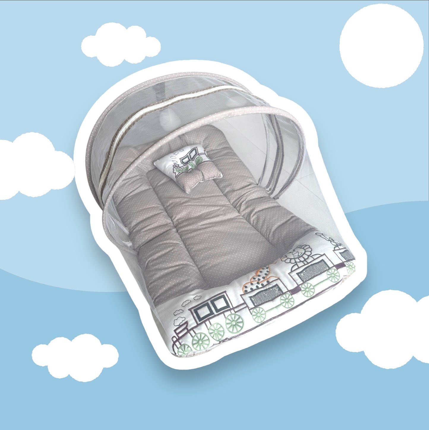 Embroidery Premium Baby Sleeping Bed/Mosquito Net/