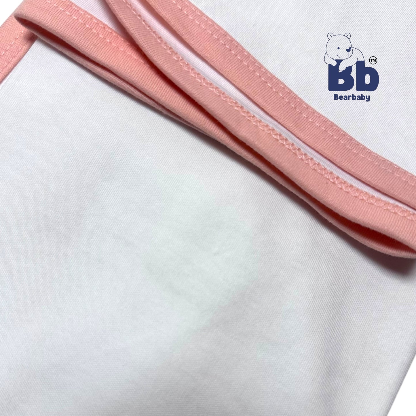 Cotton Knit Hooded Wrapper Size L 76 x B 76 cm - Zoo wildlife Print