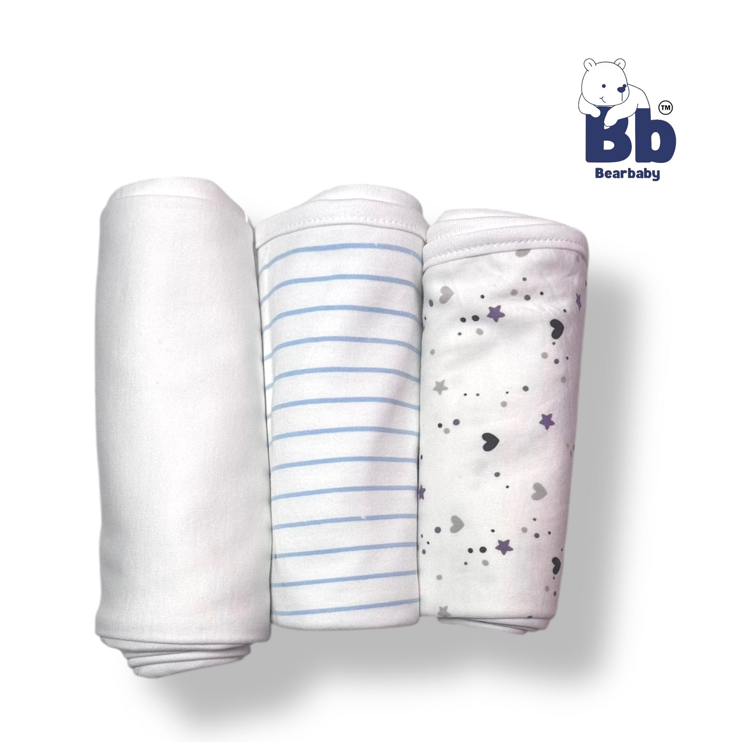 Baby Wrapper Cotton /All Season Baby Wrapper - PACK 3-Assorted Prints1