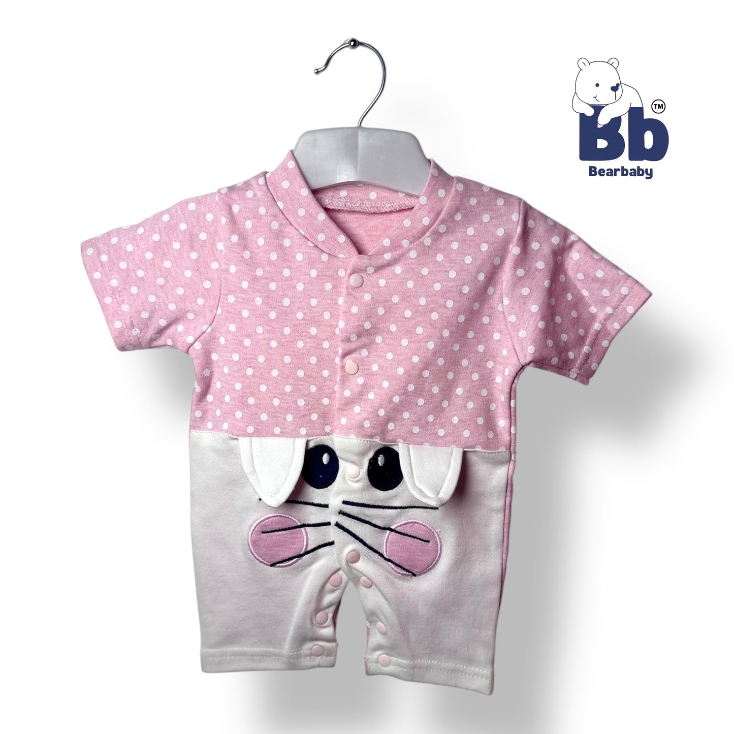 Baby Cotton Jumpsuit-UniSex 3m-6m-Combo Pack of 3-Assorted Prints 1