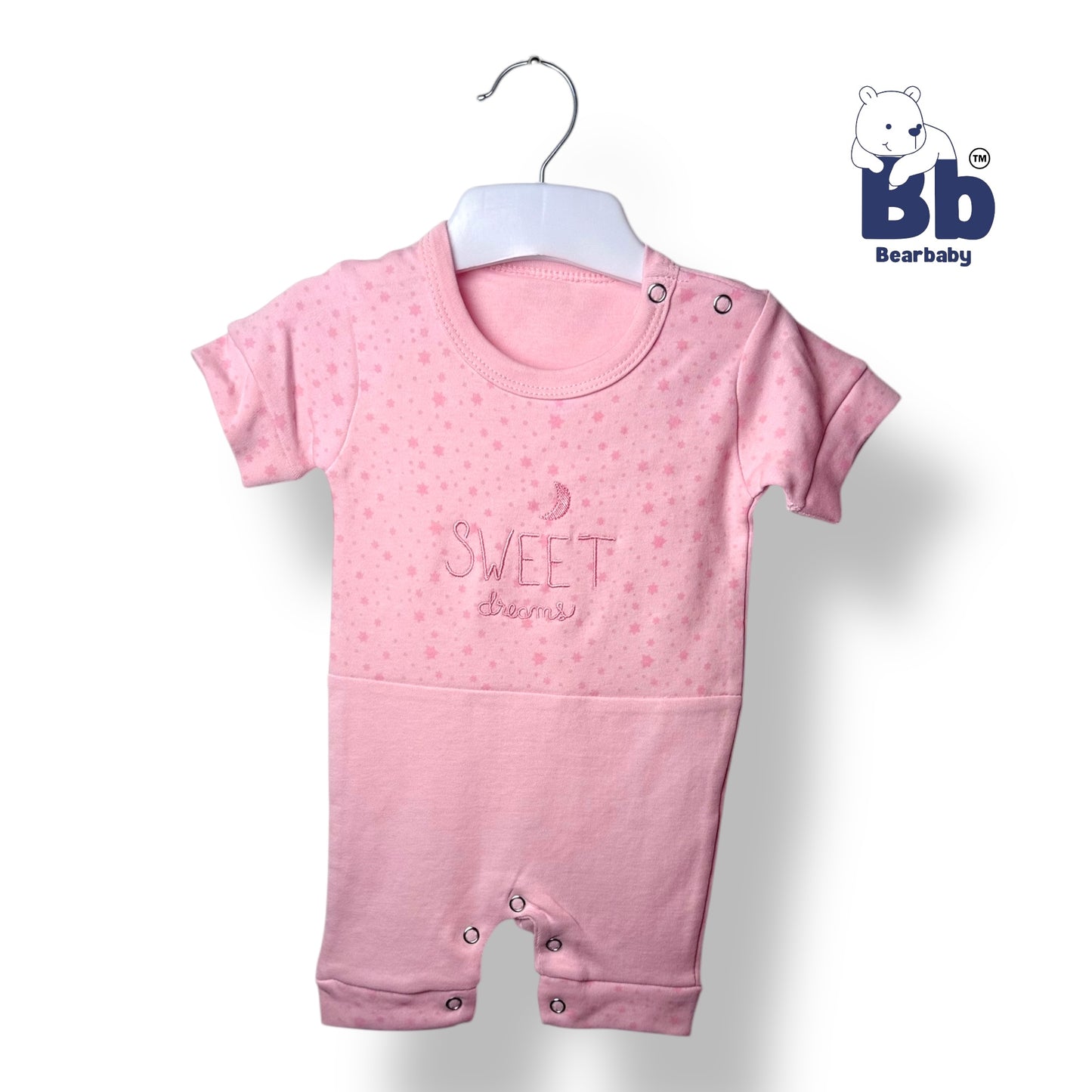 Baby Cotton Jumpsuit-UniSex 3m-6m-Combo Pack of 3-Assorted Prints 1