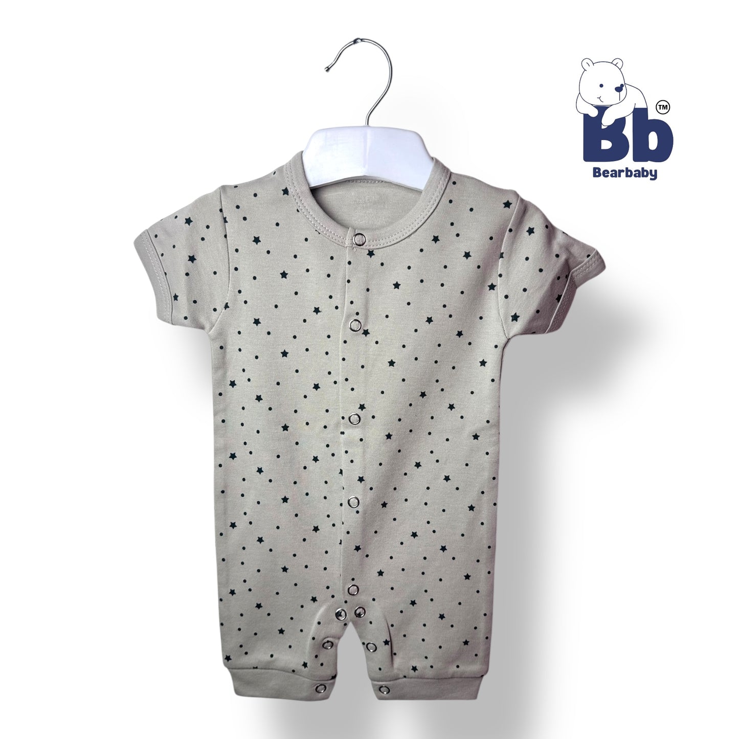 Baby Cotton Jumpsuit-UniSex 3m-6m-Combo Pack of 3-Assorted Prints 4