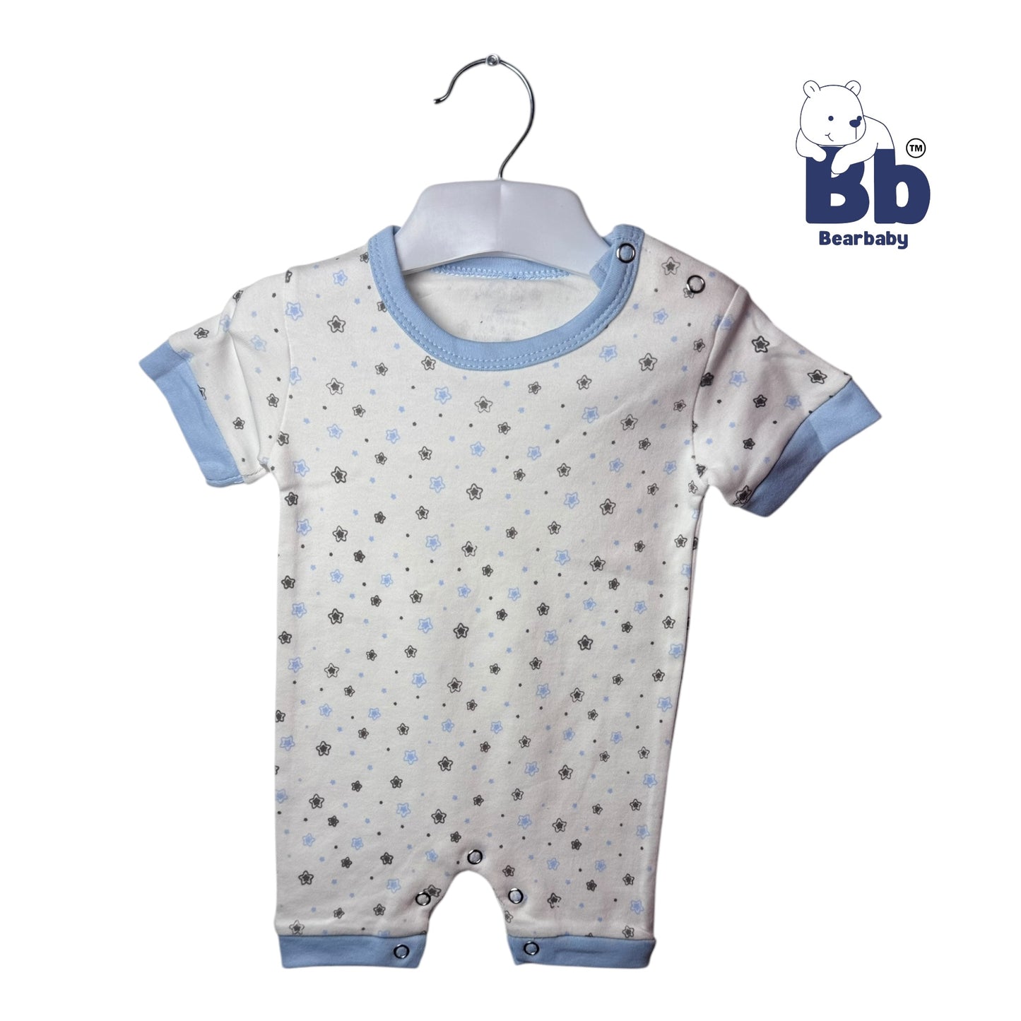 Baby Cotton Jumpsuit-UniSex 3m-6m-Combo Pack of 3-Assorted Prints 3