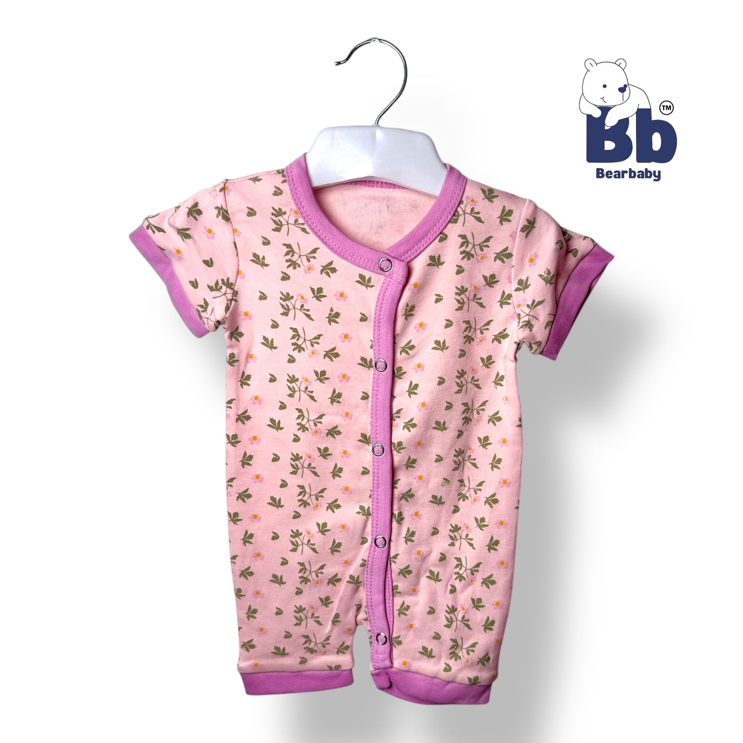 Baby Cotton Jumpsuit-UniSex 3m-6m-Combo Pack of 2-Assorted Prints 5