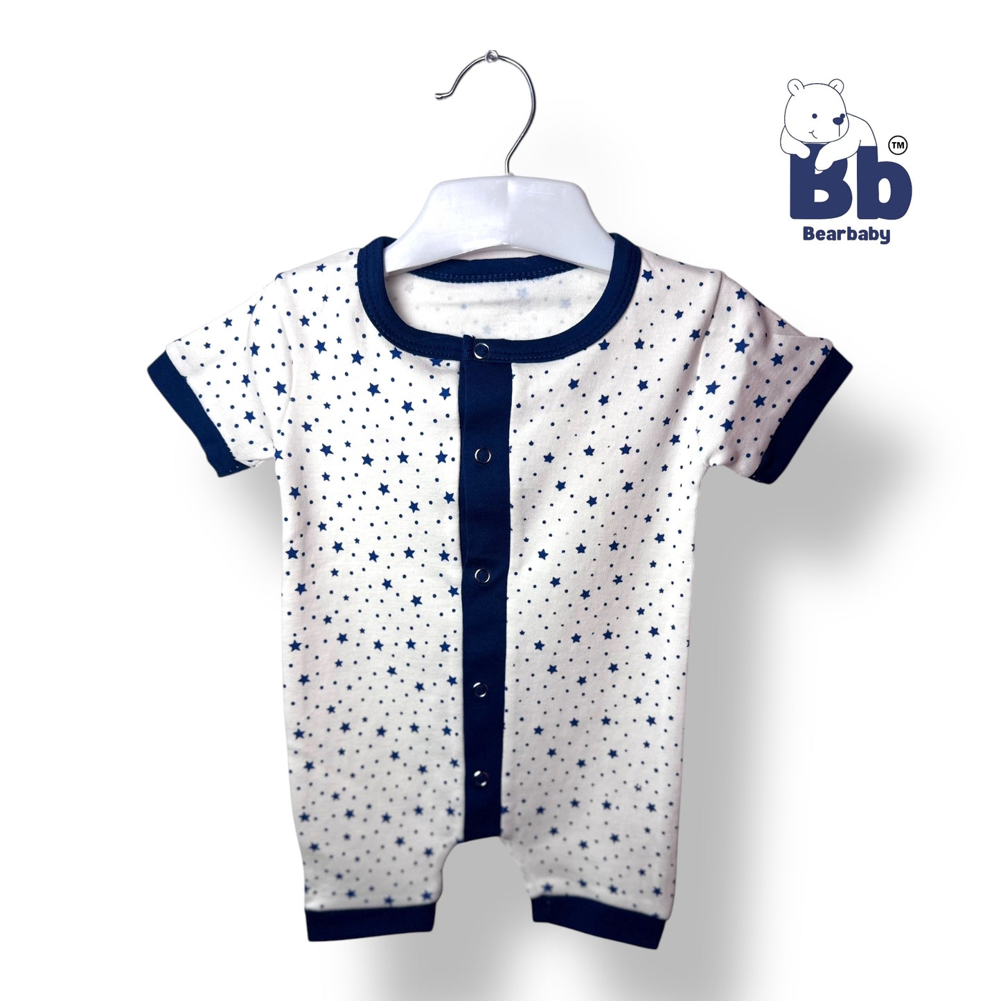 Baby Cotton Jumpsuit-UniSex 3m-6m-Combo Pack of 2-Assorted Prints 5