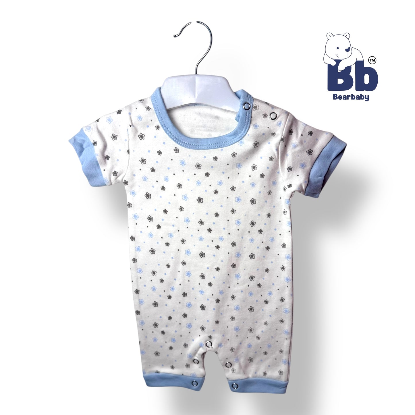 Baby Cotton Jumpsuit-UniSex 3m-6m-Combo Pack of 2-Assorted Prints 6