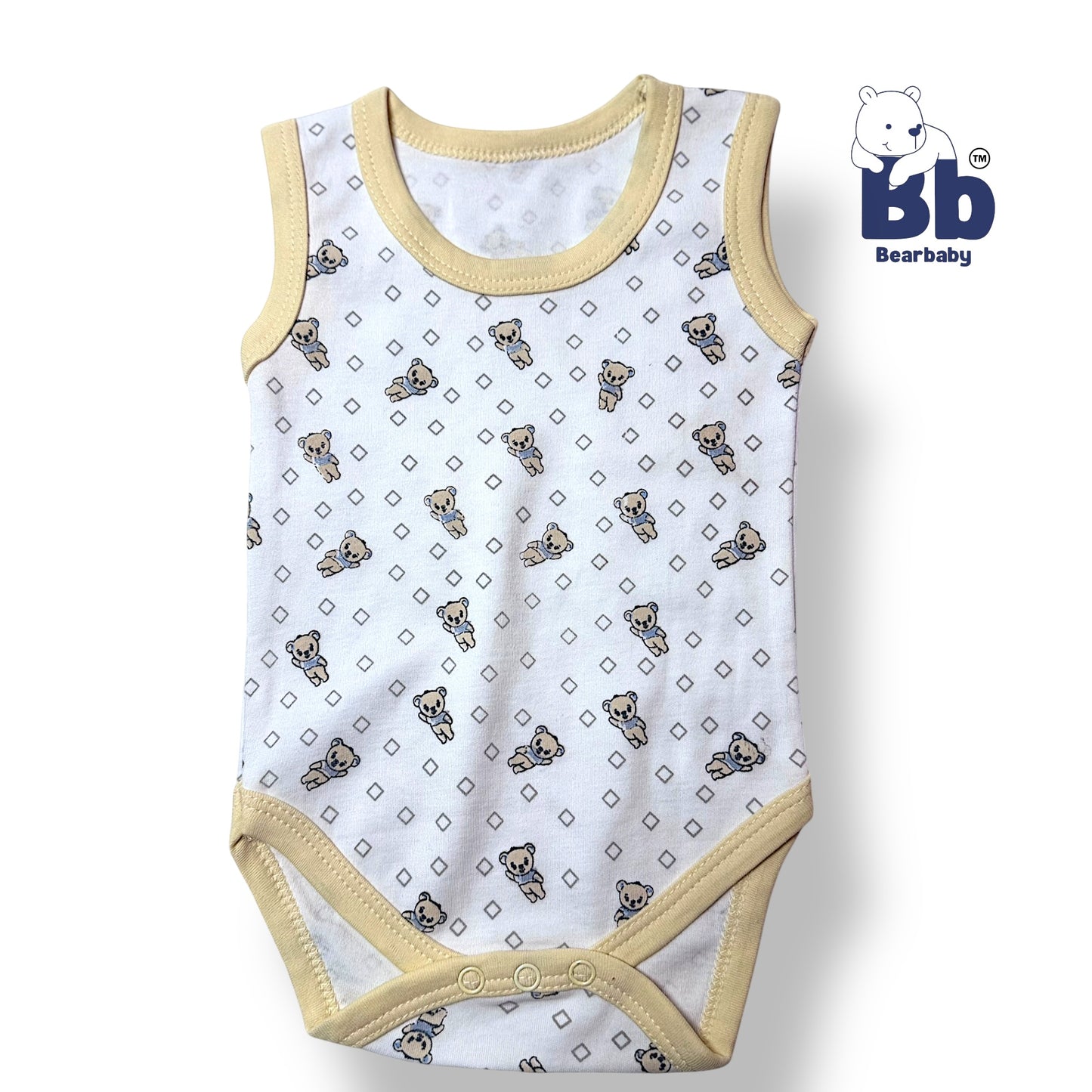 Combo Pack of 6 -Baby Cotton Roamper/UniSex 0m-3m-6-Assorted Prints-White shade 2