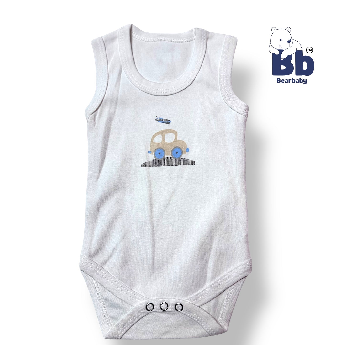 Combo Pack of 6 -Baby Cotton Roamper/UniSex 0m-3m-6-Assorted Prints-White shade 2