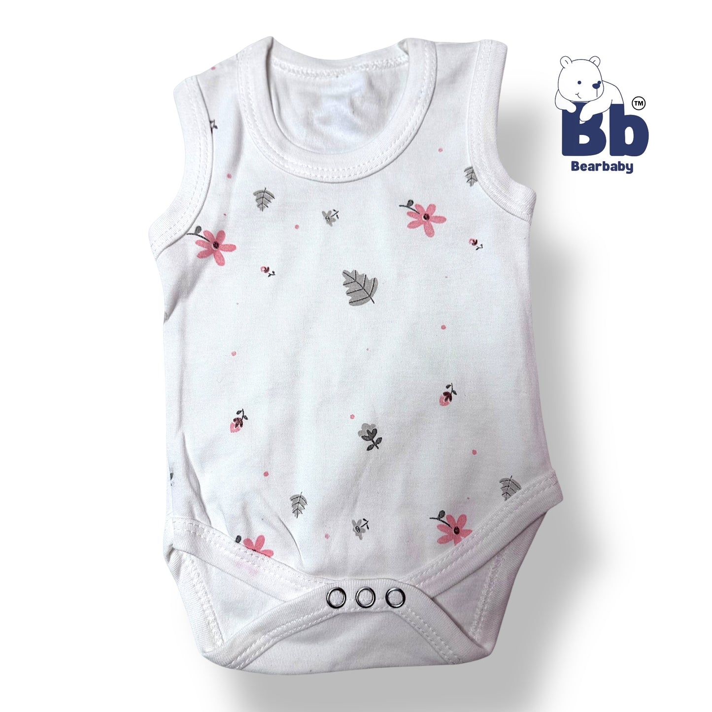 Combo Pack of 6 -Baby Cotton Roamper/UniSex 0m-3m-6-Assorted Prints-White shade 3