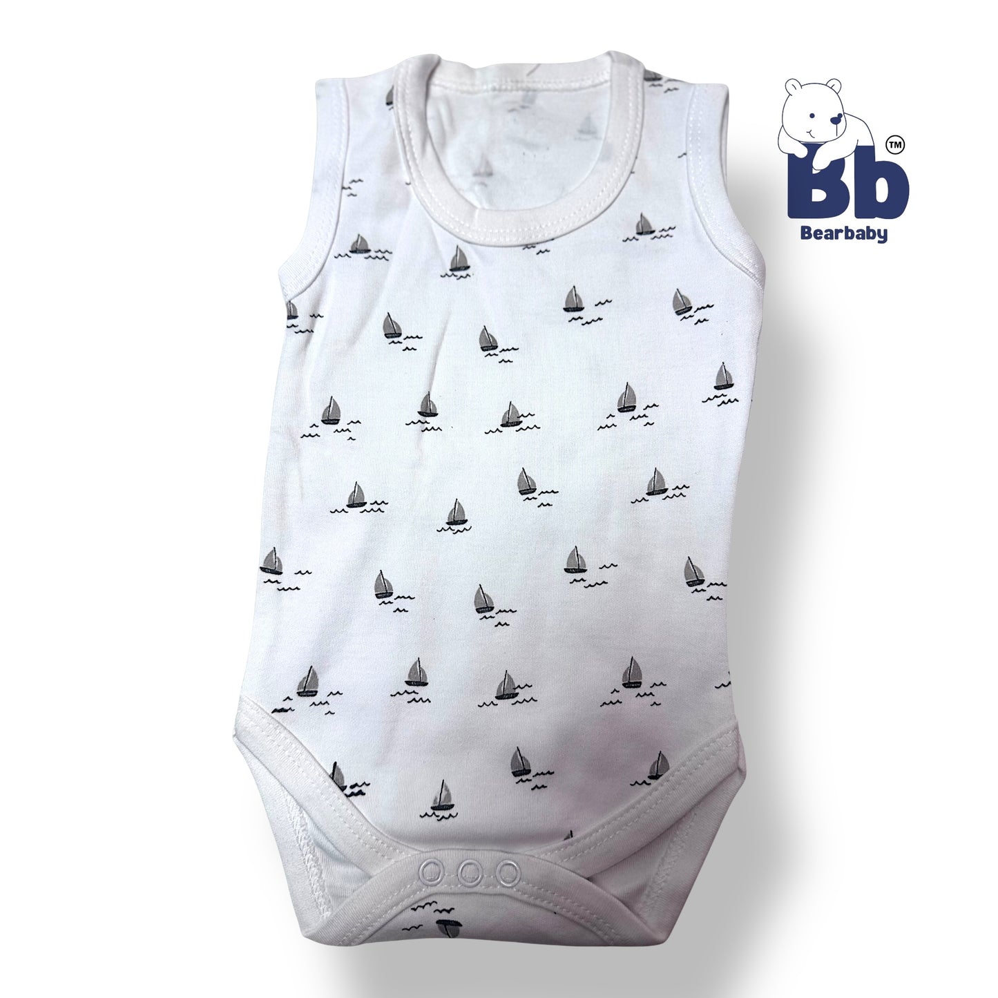 Combo Pack of 6 -Baby Cotton Roamper/UniSex 0m-3m-6-Assorted Prints-White shade 3