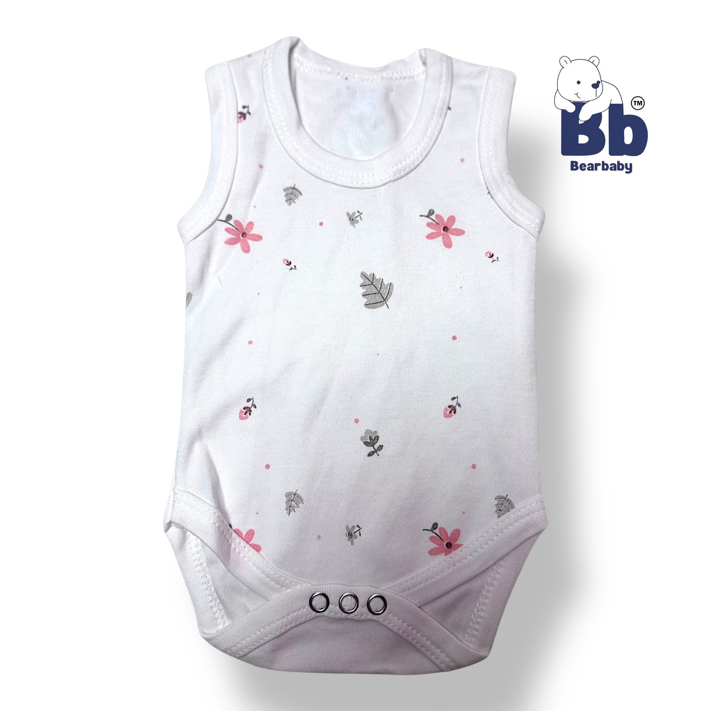 Combo Pack of 6 -Baby Cotton Roamper/UniSex 0m-3m-6-Assorted Prints-White shade 3