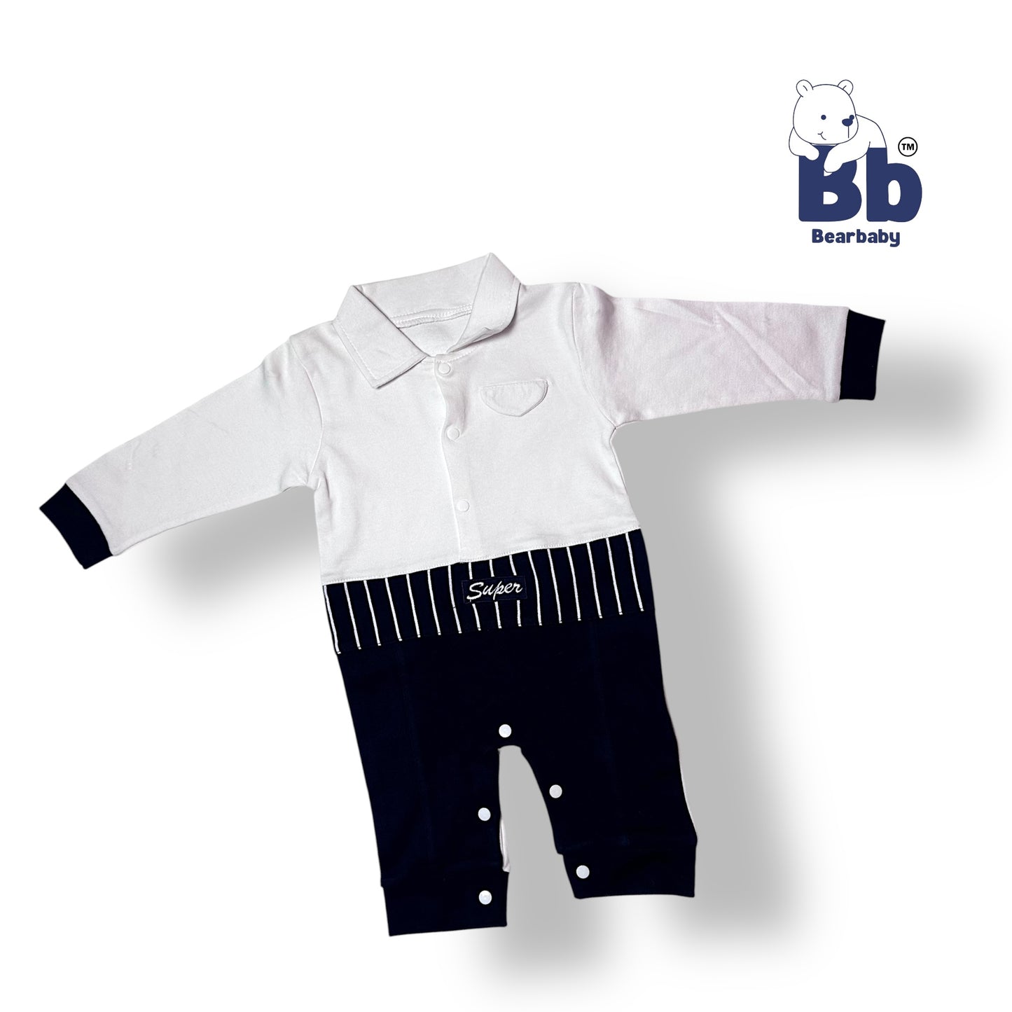 Baby Cotton Jumpsuit-UniSex 6m-9m-Combo Pack of 3-Assorted Prints 2