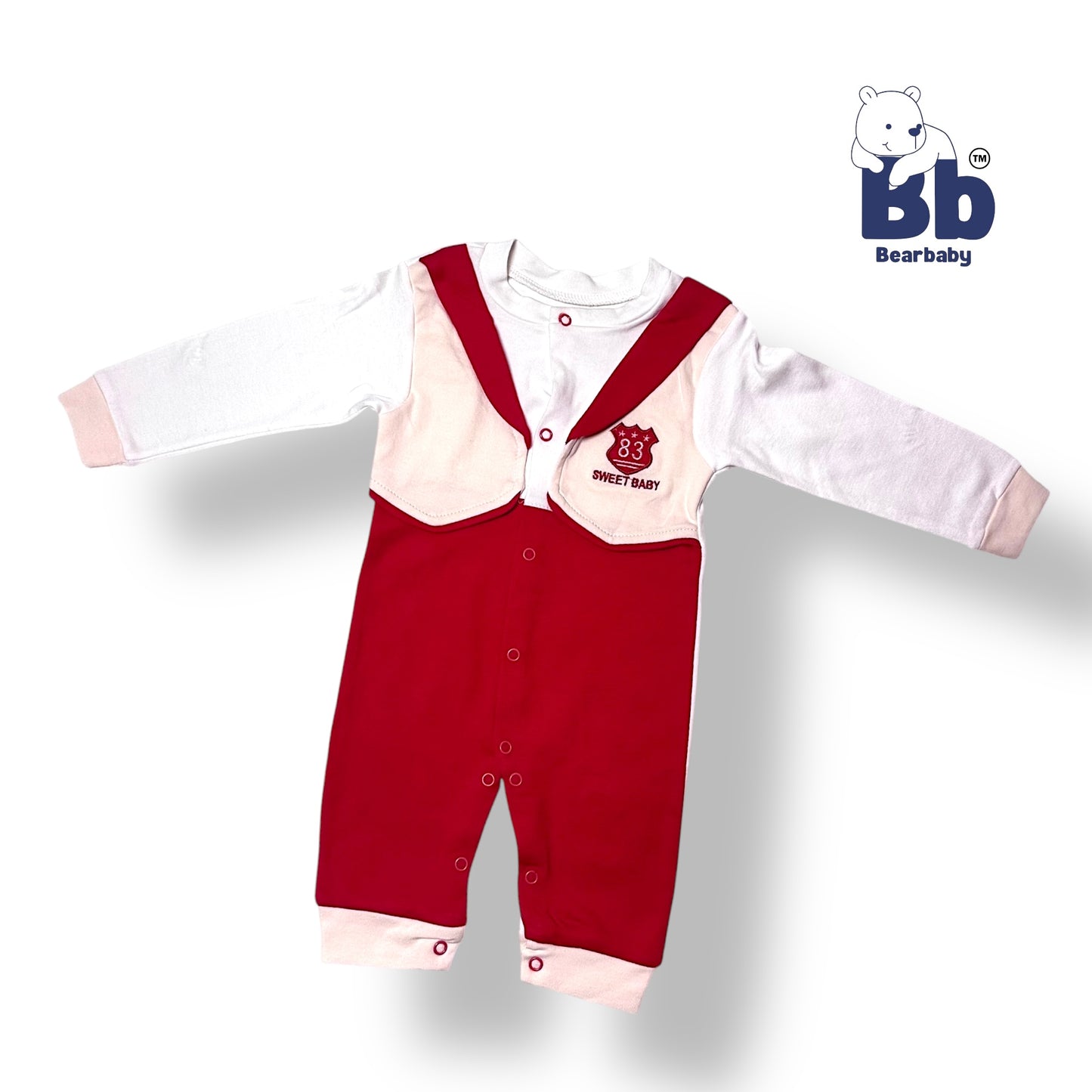 Baby Cotton Jumpsuit-UniSex 6m-9m-Combo Pack of 3-Assorted Prints 3