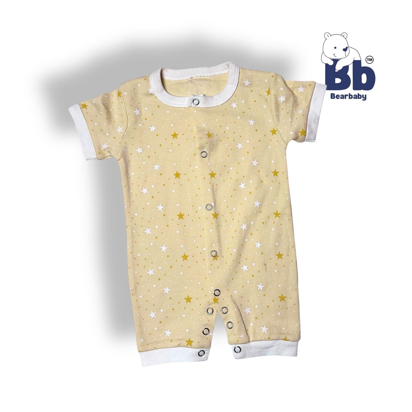 Baby Cotton Jumpsuit-UniSex 6m-9m-Combo Pack of 3-Assorted Prints 5