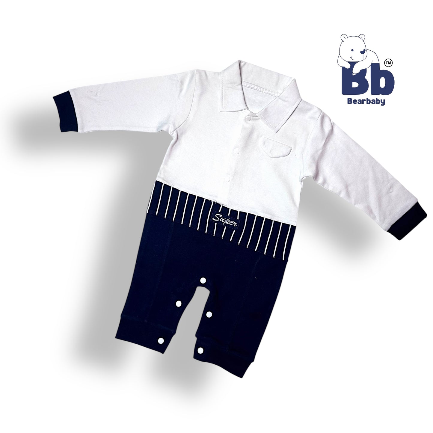 Baby Cotton Jumpsuit-UniSex 6m-9m-Combo Pack of 3-Assorted Prints 6