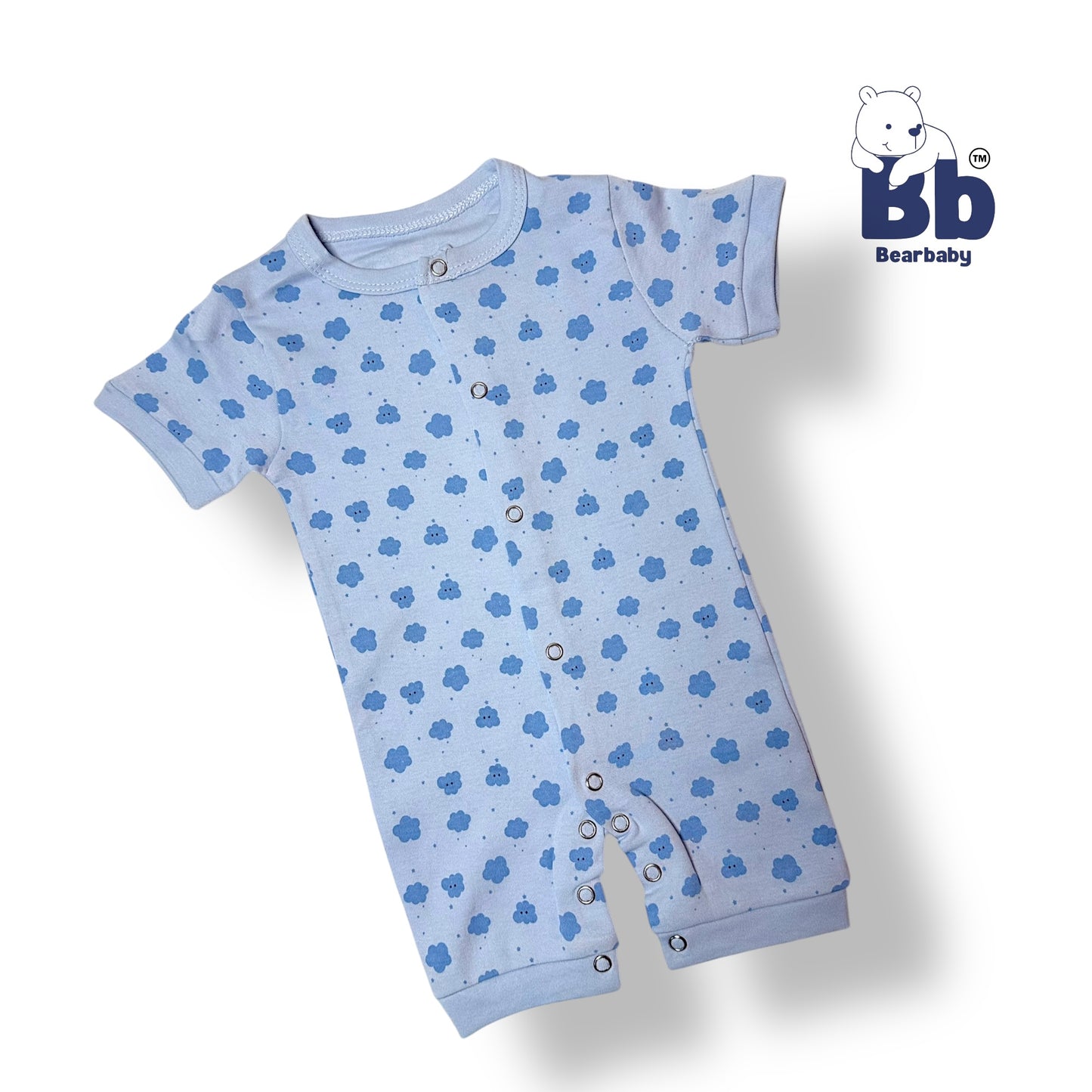 Baby Cotton Jumpsuit-UniSex 6m-9m-Combo Pack of 3-Assorted Prints 6