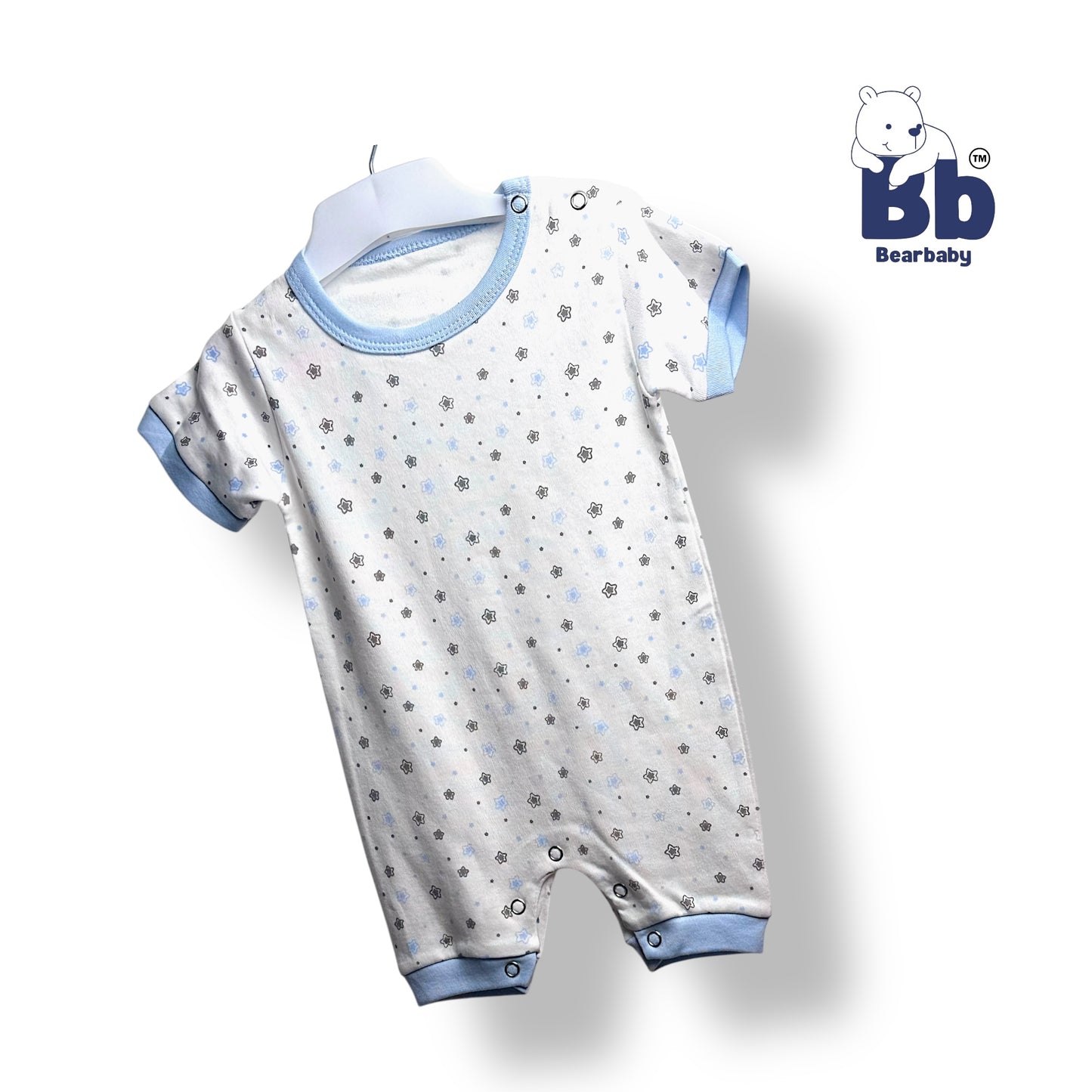 Baby Cotton Jumpsuit-UniSex 9m-12m-Combo Pack of 2-Assorted Prints 2