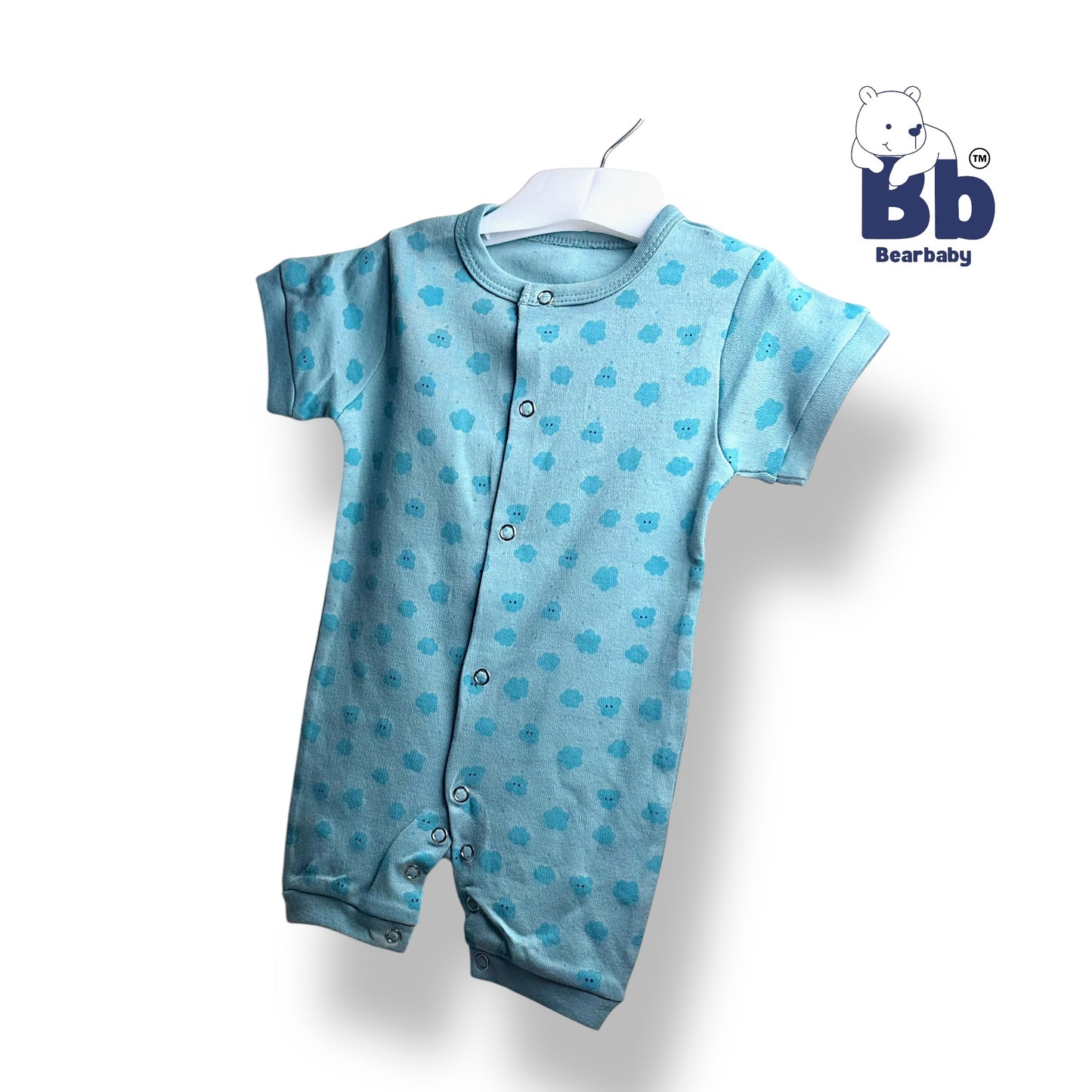 Baby Cotton Jumpsuit-UniSex 9m-12m-Combo Pack of 2-Assorted Prints 2