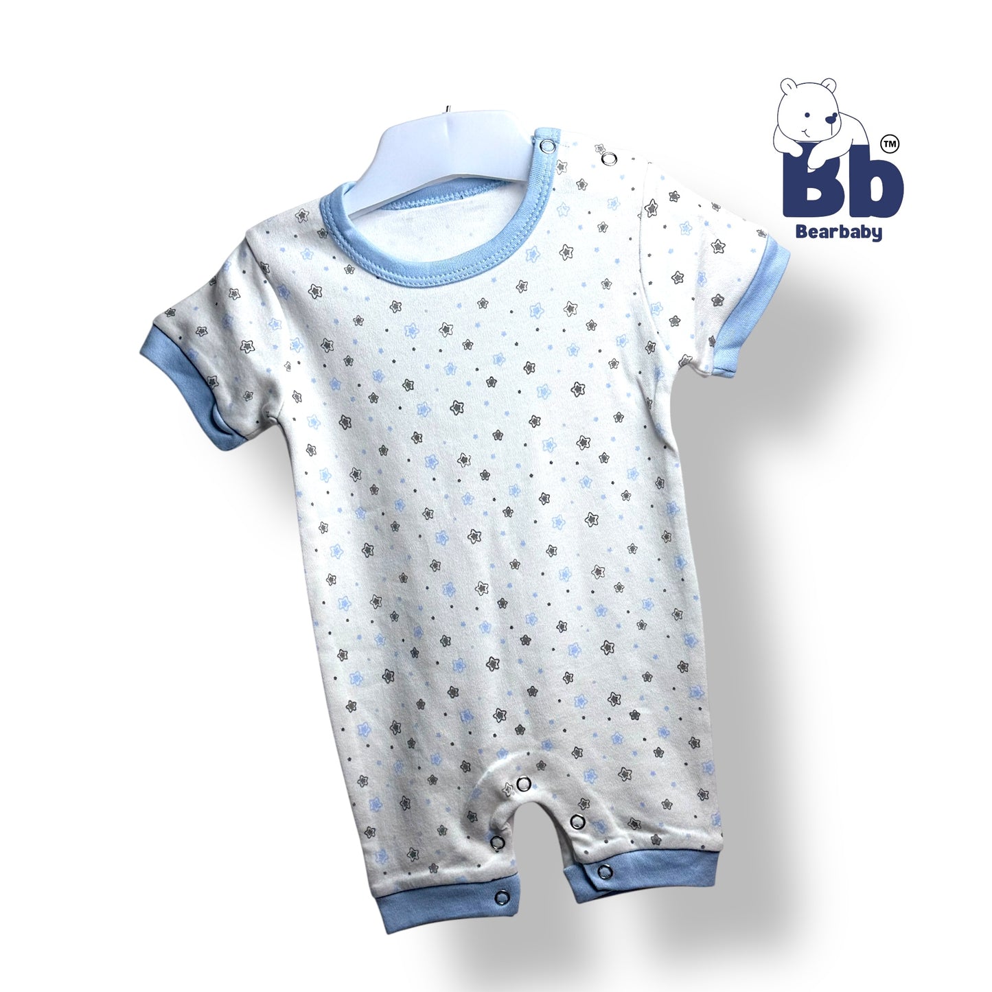 Baby Cotton Jumpsuit-UniSex 9m-12m-Combo Pack of 2-Assorted Prints 5