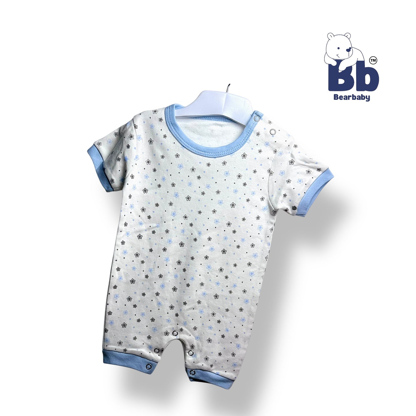 Baby Cotton Jumpsuit-UniSex 9m-12m-Combo Pack of 3-Assorted Prints 8