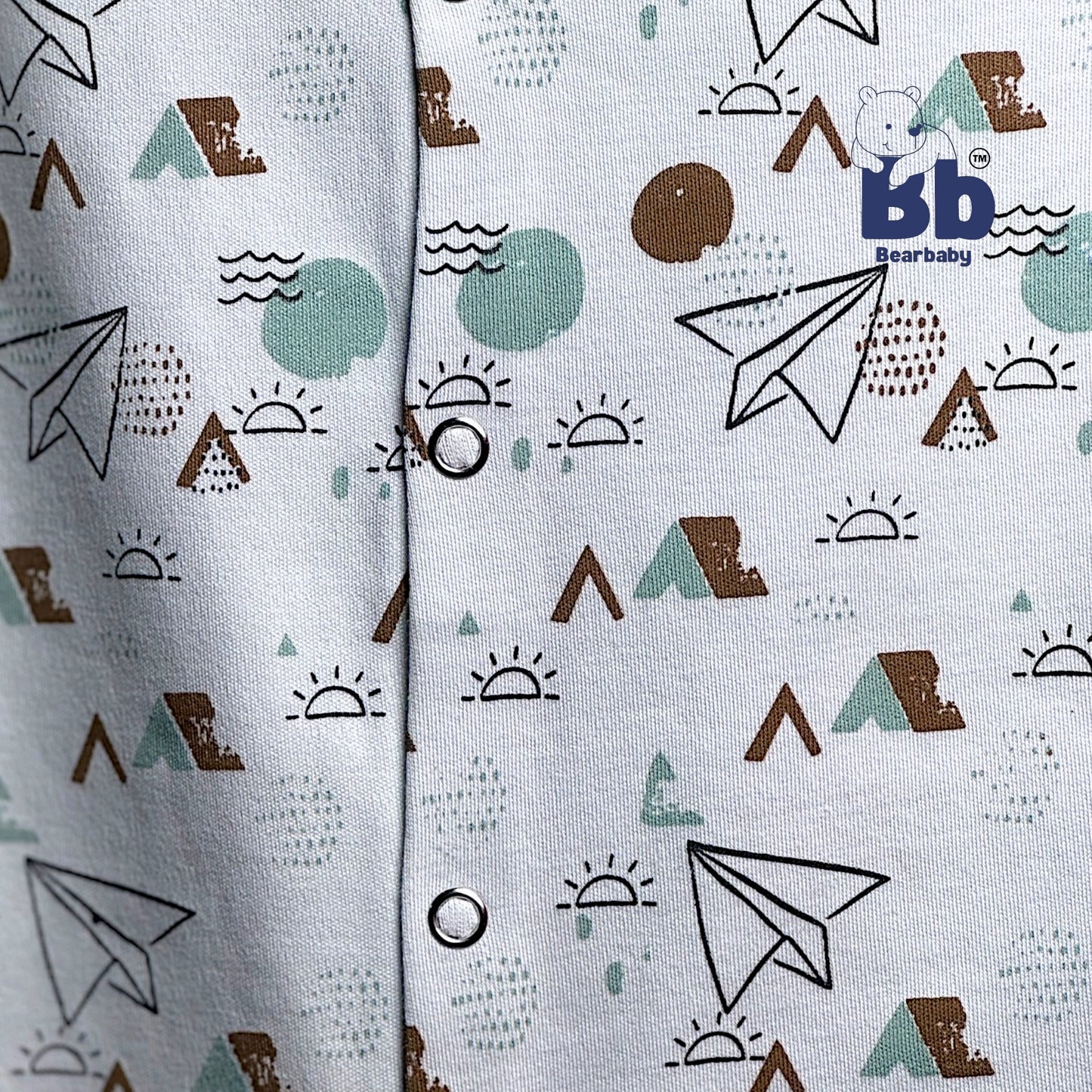 Baby Cotton Jumpsuit-UniSex 9m-12m-Combo Pack of 3-Assorted Prints 8