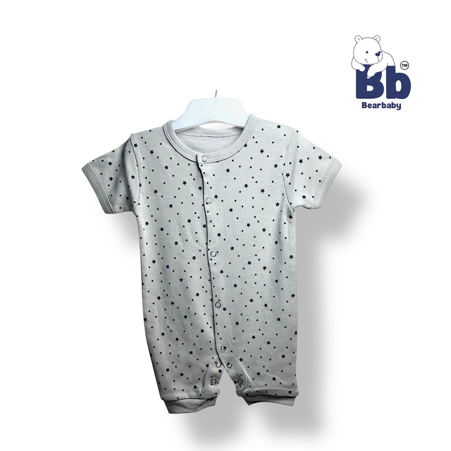 Baby Cotton Jumpsuit-UniSex 9m-12m-Combo Pack of 3-Assorted Prints 9