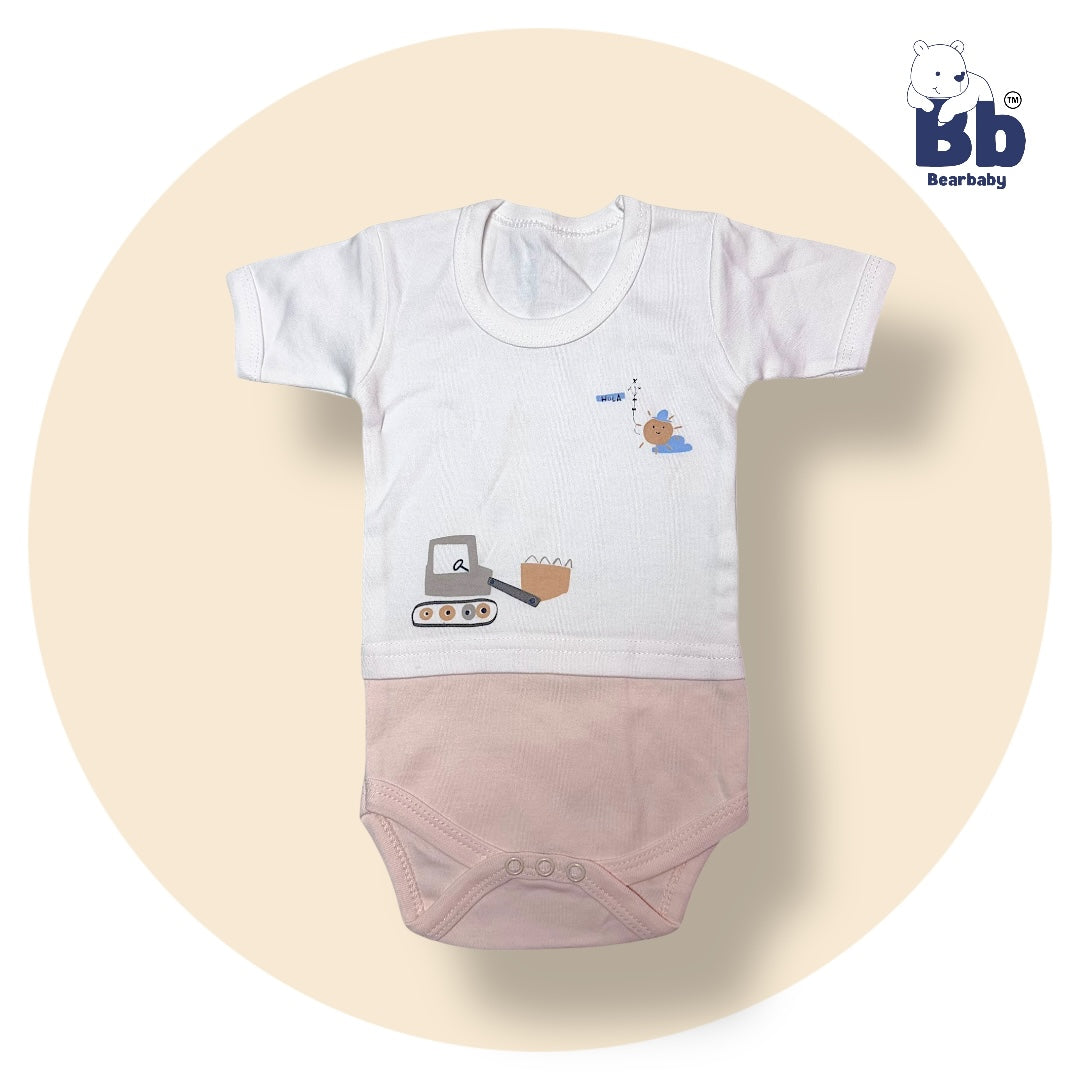 Baby Cotton Roamper Half Sleev/UniSex -Size 6M to 9M-Combo Pack Of 5-Multi Print