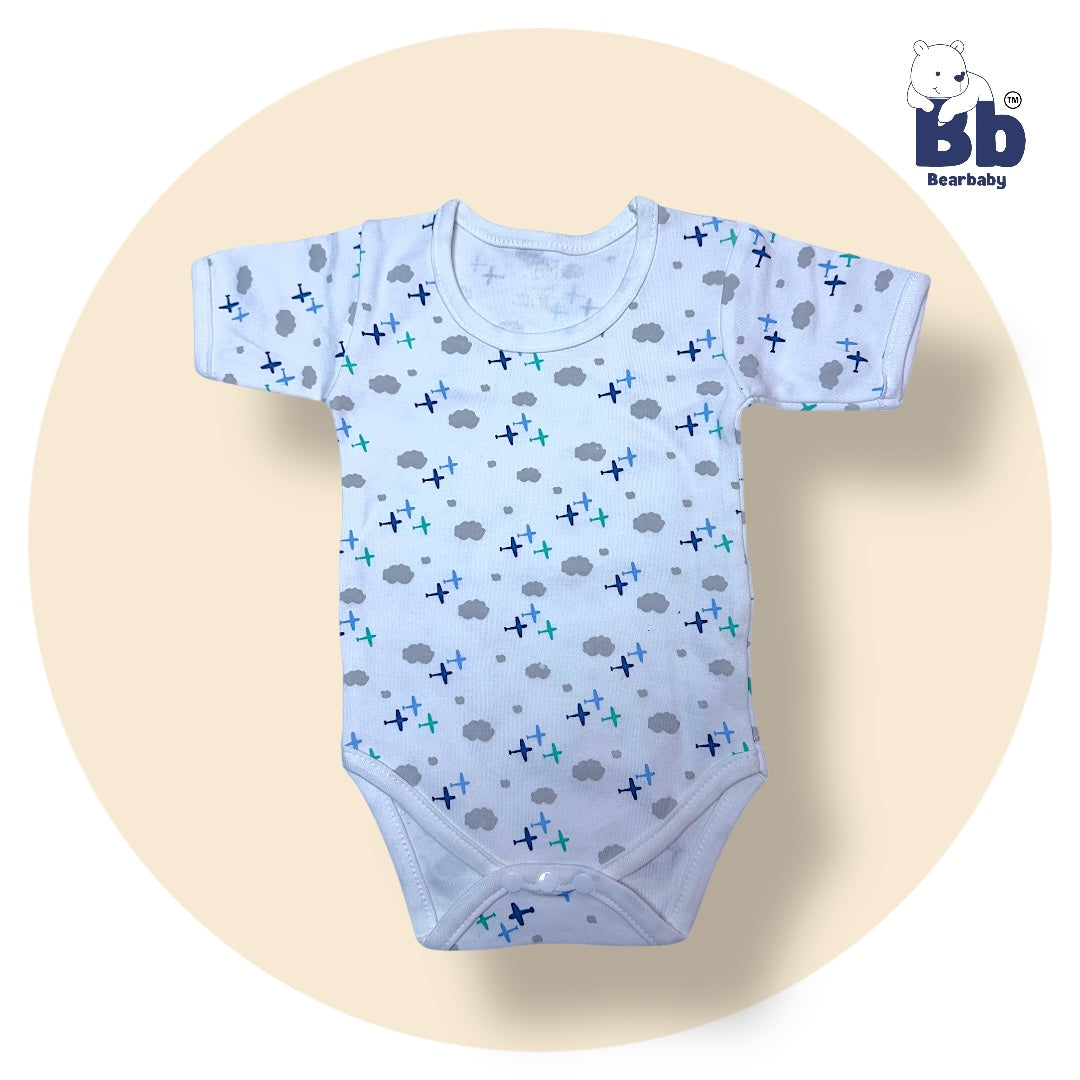 Baby Cotton Roamper Half Sleev/UniSex -Size 6M to 9M-Combo Pack Of 5-Multi Print