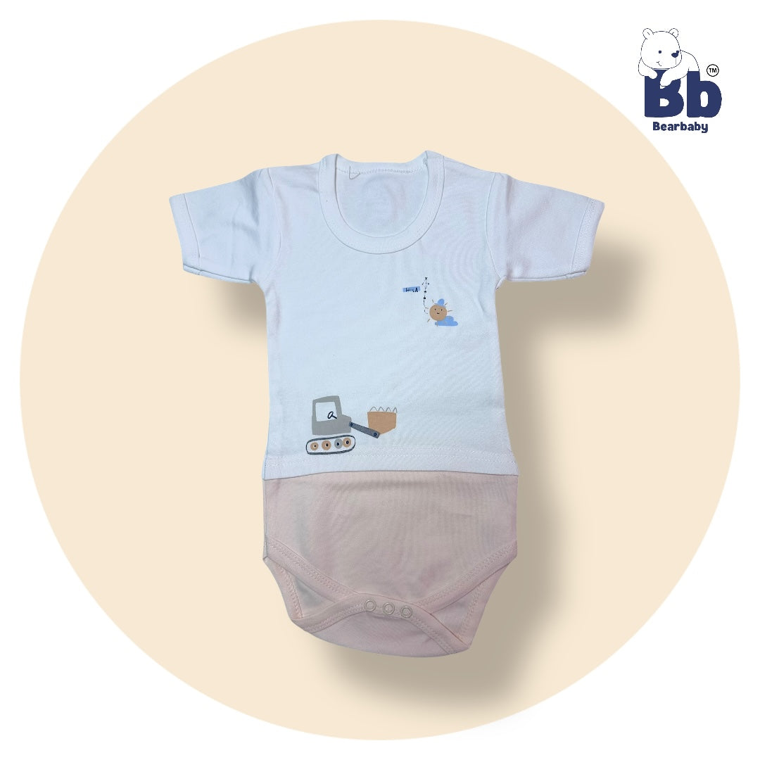 Baby Cotton Roamper Half Sleev/UniSex -Size 9M to 12M-Combo Pack Of 5-Multi Print