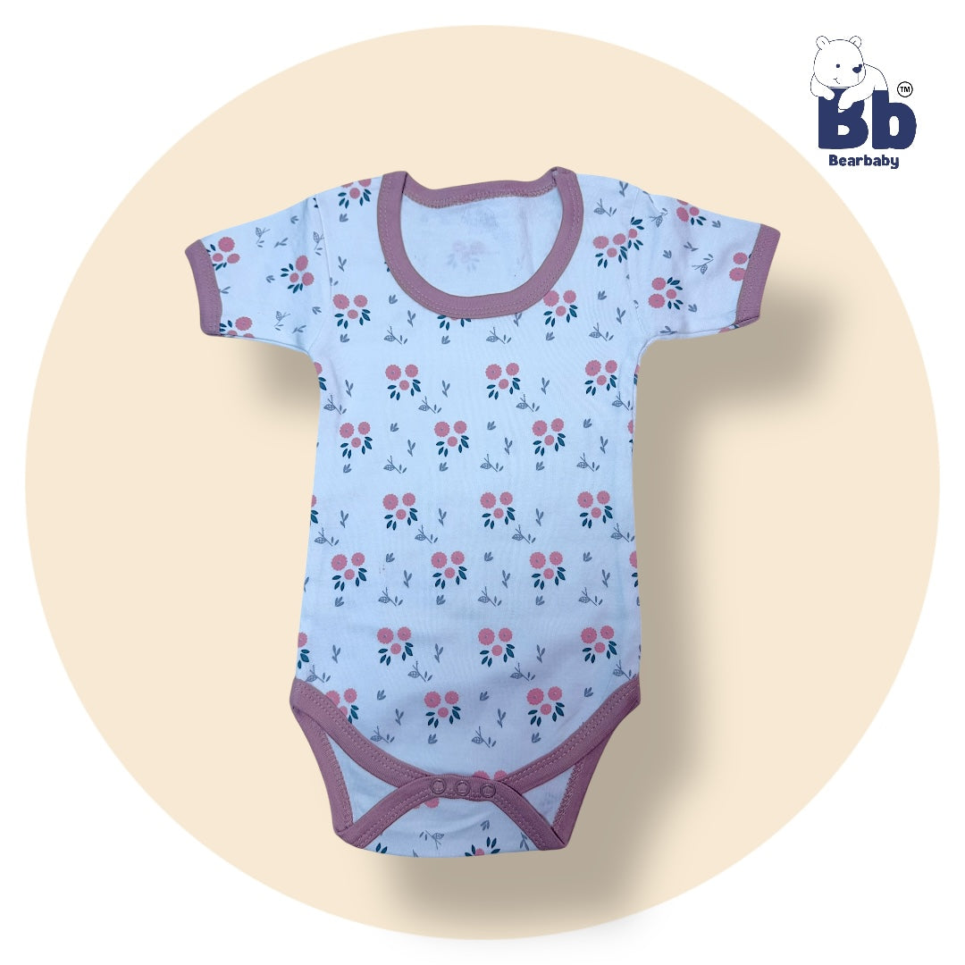 Baby Cotton Roamper Half Sleev/UniSex -Size 9M to 12M-Combo Pack Of 5-Multi Print