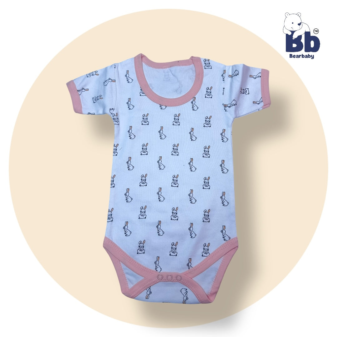 Baby Cotton Roamper Half Sleev/UniSex -Size 9M to 12M-Combo Pack Of 5-Multi Print