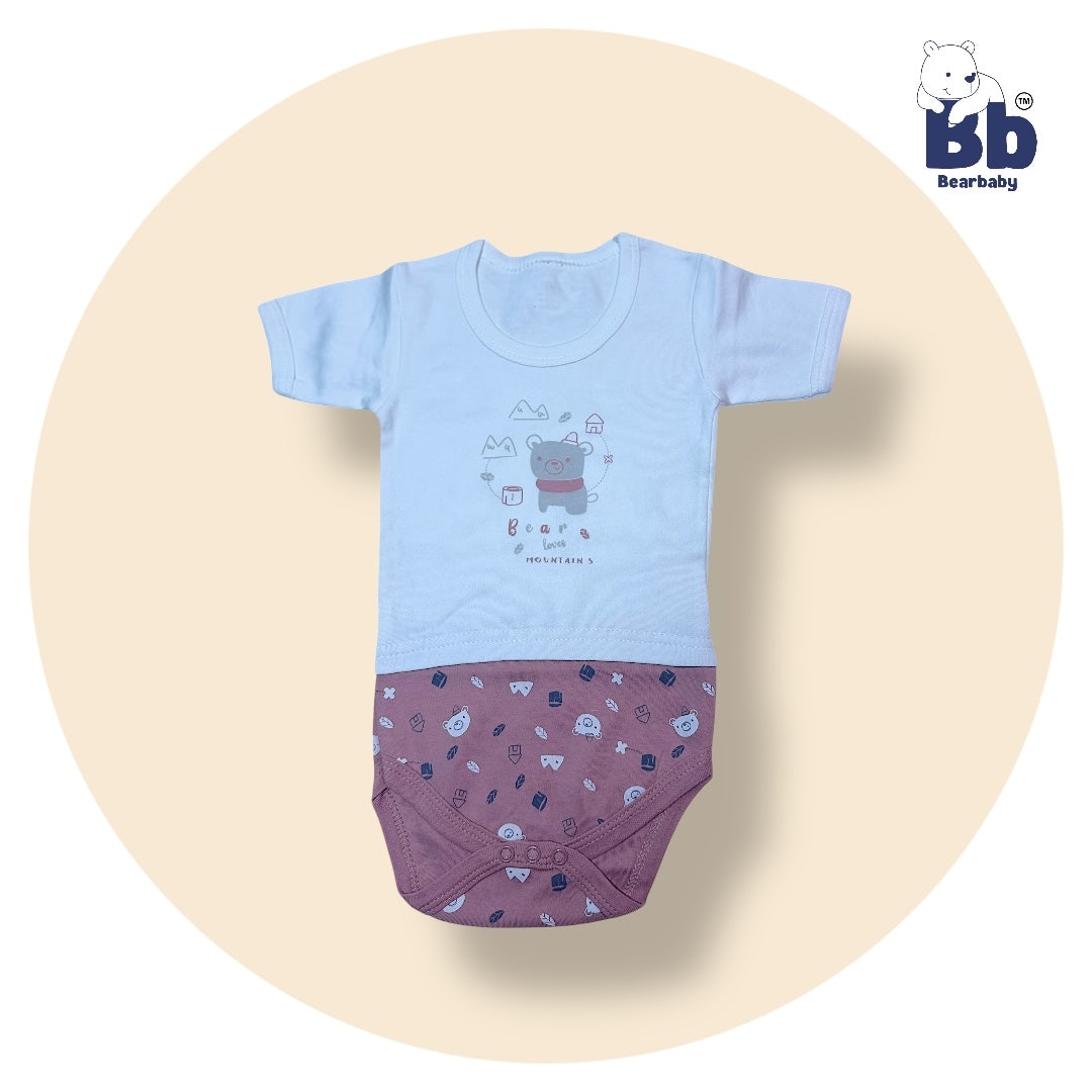 Baby Cotton Roamper Half Sleev/UniSex -Size 9M to 12M-Combo Pack Of 5-Multi Print