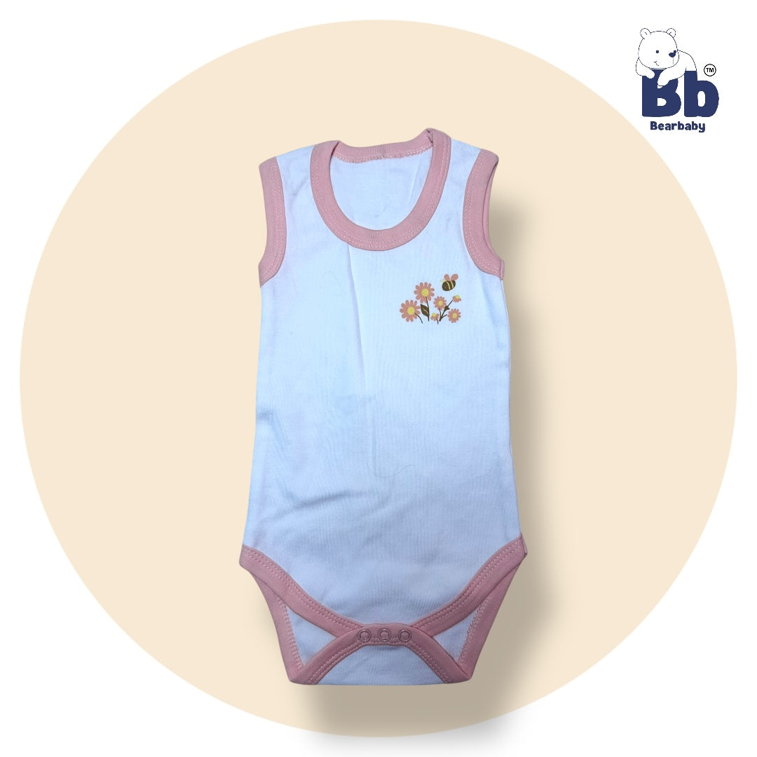 Baby Cotton Roamper Sleevless/UniSex -Size 9M to 12M-Combo Pack Of 3-Multi Print