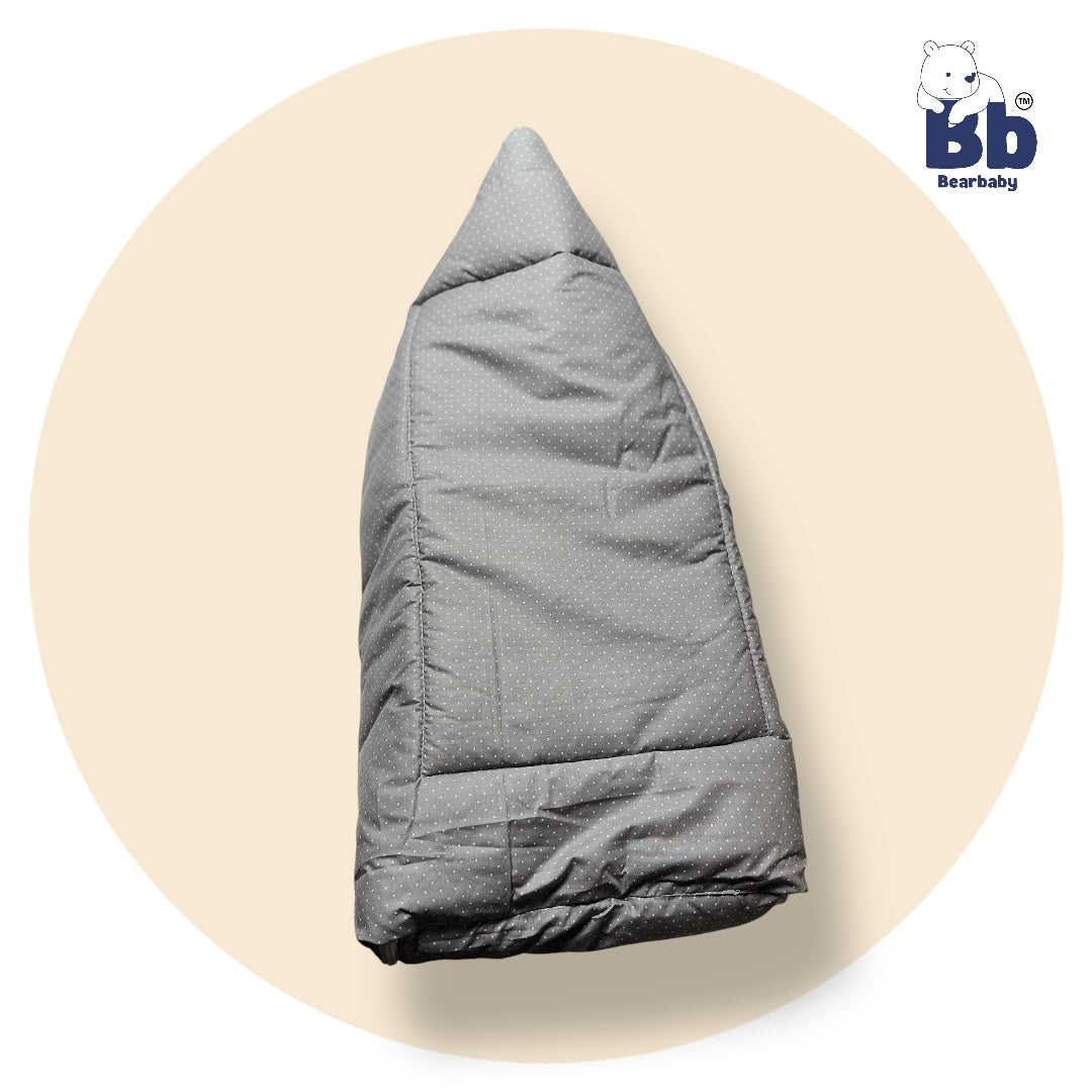 BearBaby Premium Embroidery Print 3-in-1 Baby Bed | Sleeping Bag, Carry Nest & Mattress | Soft Cotton, Foldable & Washable Newborn Bedding (0–12 Months) 1