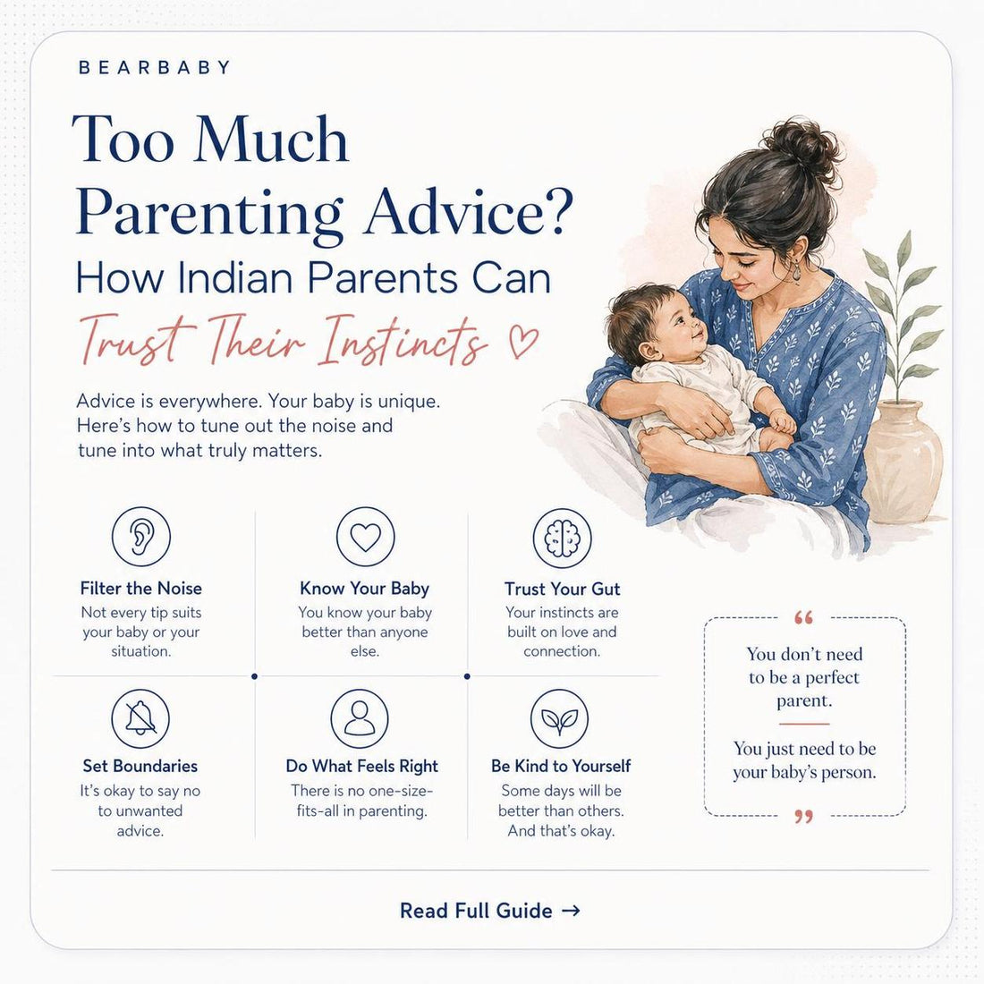 Feeling overwhelmed by parenting advice in India? Learn how to trust your instincts and navigate advice overload for confident parenting.
