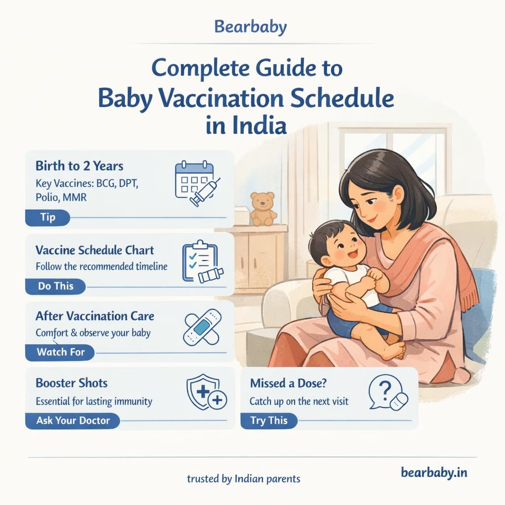 Complete Guide to Baby Vaccination Schedule in India