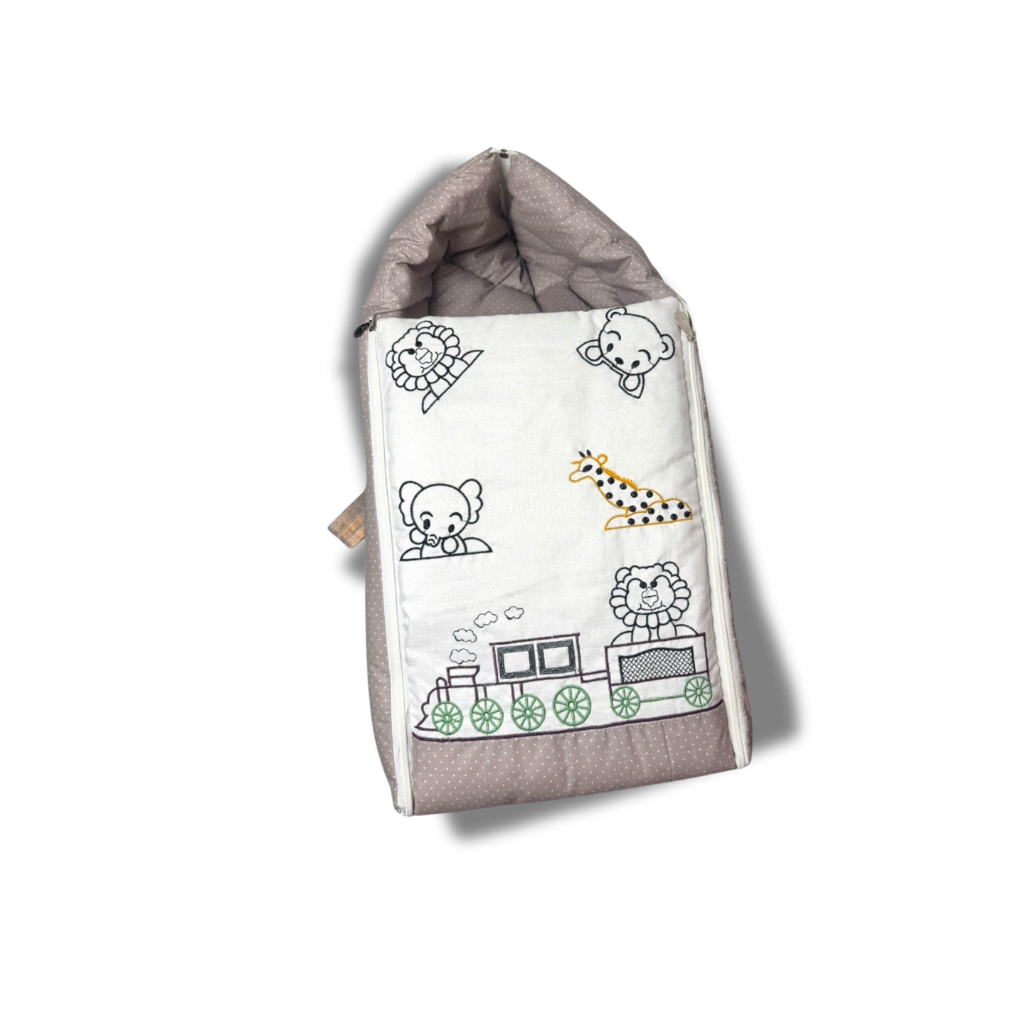 Embroidery Premium Baby Sleeping Bag/ Carry Nest/Mattress