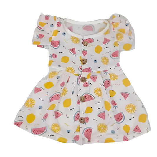 Little Apple Baby Girl Knee Length Muslin Cotton Frock for Special Occasion Skin Friendly Dresses |
