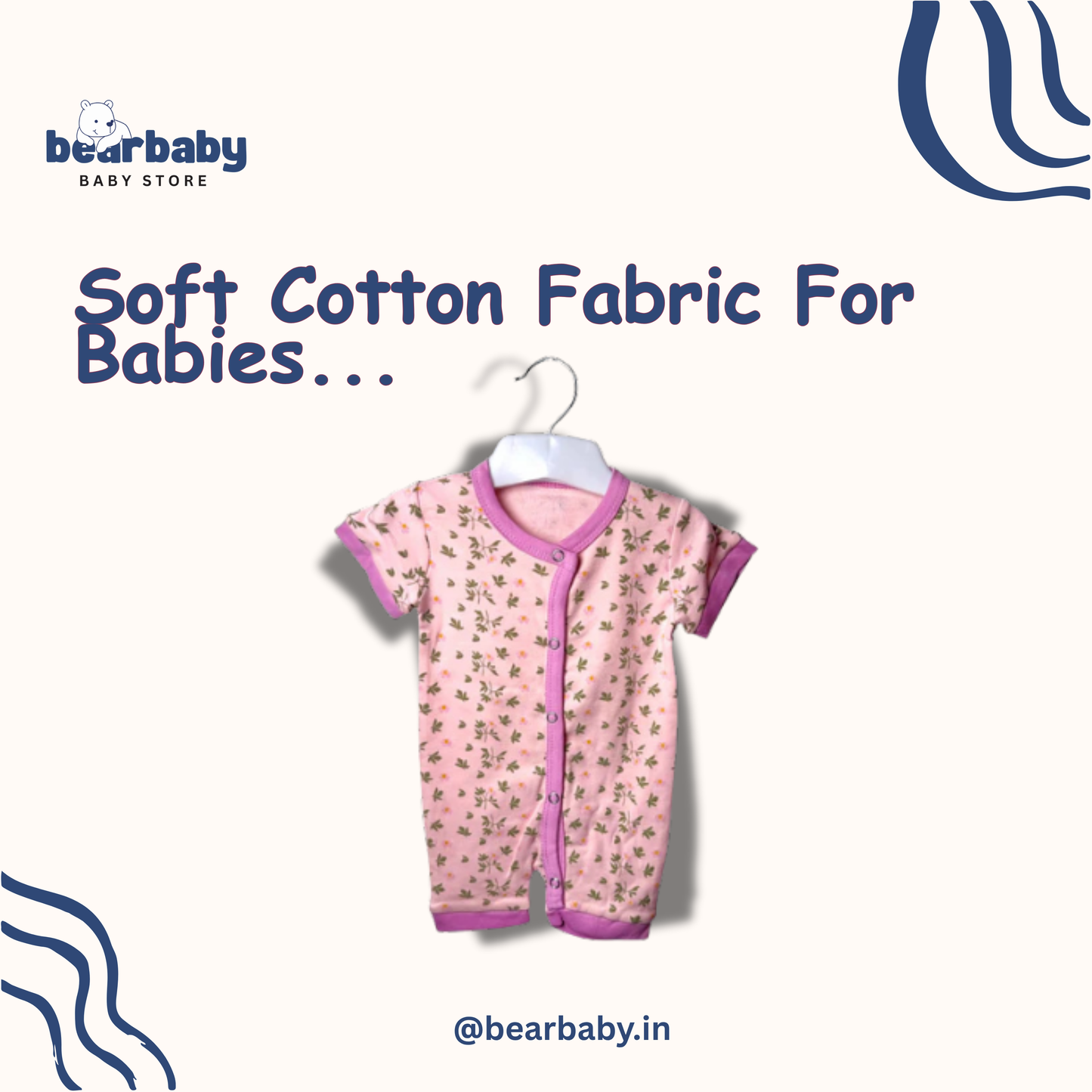 Baby Cotton Jumpsuit-UniSex 9m-12m-Combo Pack of 3-Assorted Prints 8