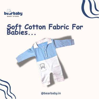 Baby Cotton Jumpsuit-UniSex 6m-9m-Combo Pack of 3-Assorted Prints 1