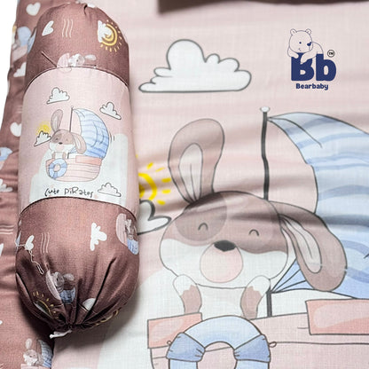 Cotton Bedding Set /Baby Mattress with Bloster set