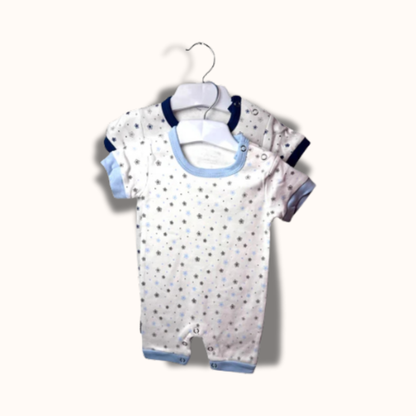 Baby Cotton Jumpsuit-UniSex 3m-6m-Combo Pack of 2-Assorted Prints 6