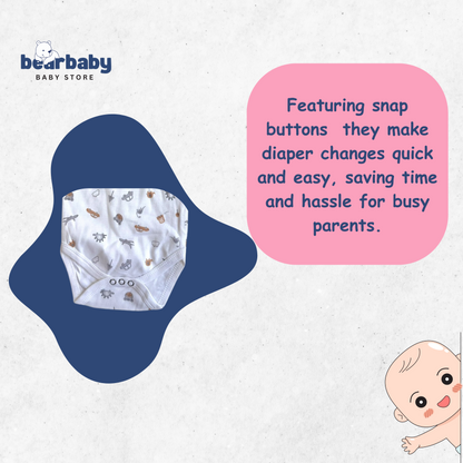 Baby Cotton Roamper Sleevless/UniSex -Size 6M to 9M-Combo Pack Of 3-Multi Print