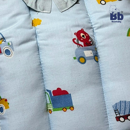 3 in 1 Baby Bed Sleeping Bag & Carry Nest Infant Portable Bassinet for Baby Carrying-Animal Print