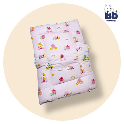 3 in 1 Baby Bed Sleeping Bag & Carry Nest Infant Portable Bassinet for Baby Carrying-Animal Print
